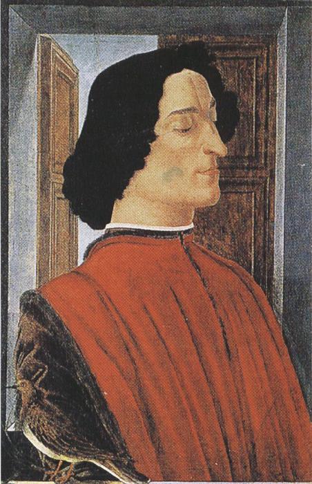 Sandro Botticelli Portrait of Giuliano de'Medici (mk36) Spain oil painting art